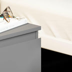 2 Drawer Bedside Chest (Grey)