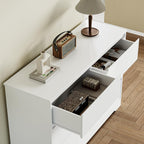 Chest of Drawers Bedroom Storage Cabinet Wide Dresser with 6 Drawers Bedroom Furniture