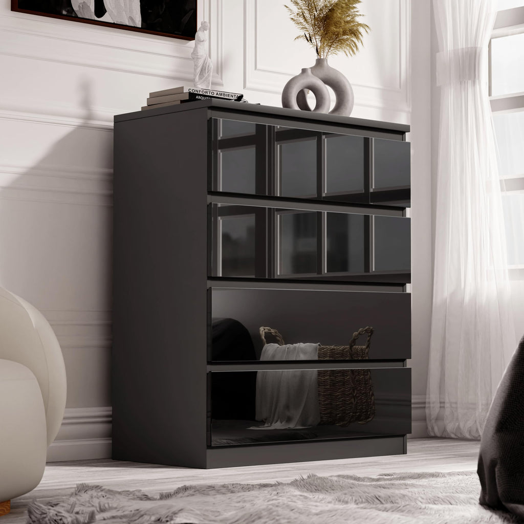 6 Drawer Bedroom Chest of Drawer Bedside Table Cabinet for Bedroom Living room Furniture